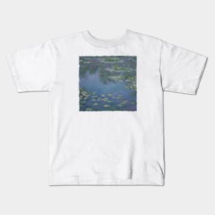 "Water Lilies" by Claude Monet Kids T-Shirt